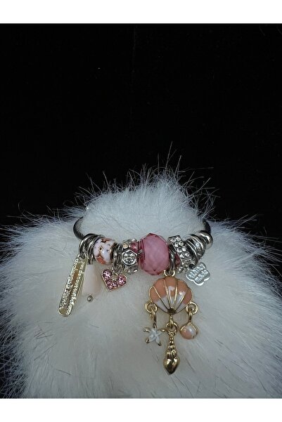 Everglow Jewelry 316l Charm Detaylı Deniz Tarağı Çelik Bileklik