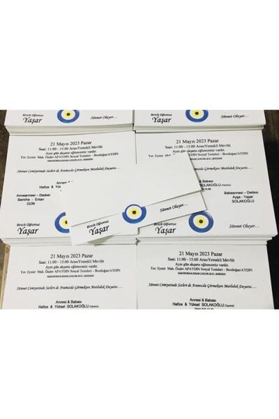 Hisar Sünnet Davetiyesi