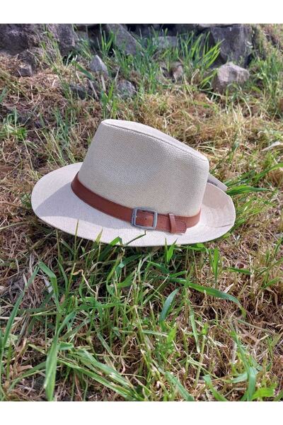 Suyutti Kostan Aksesuar Unisex Hasır Fötr Şapka