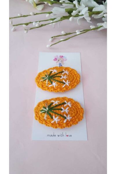 Kadın Girişimciler Atölyesi Затискач з помаранчевим візерунком