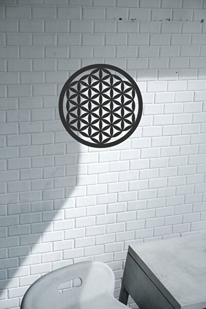 Şirin Lazer Διακοσμητικό τοίχου Flower of Life Στολίδι πόρτας Ξύλινο Τραπέζι ...