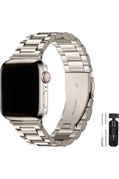 Apple Watch 42mm 44mm 45mm 49mm 12345678 Se Ultra Series Stainless Steel Cord And Adjustment Apparatus