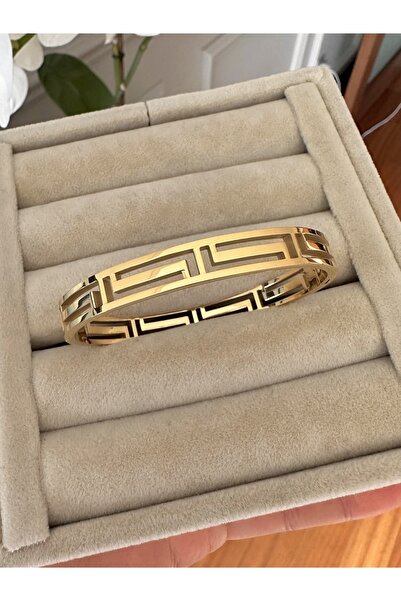 emy by emel luxury silver jewelry Çelik Kelepçe Bilezik Altın Kaplama
