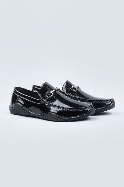 YAPICI Togga 2006 Black Patent Leather Genuine Leather Men's Shoes