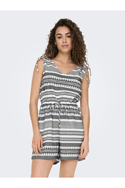 ONLY Linen Shorts Overalls 15293512