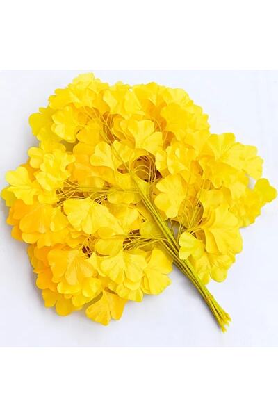 RUZGARCİCEK ورقة ساكورا صناعية منقوشة بالزهور الصفراء