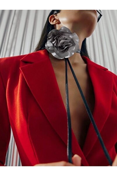 WAHSHE قلادة المختنق الوردي الكبير