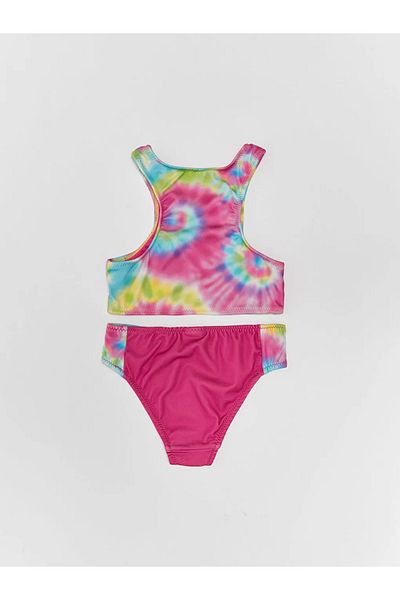 LC Waikiki Κοριτσίστικο μπικίνι με σχέδιο Lcw Eco Tie-Dye