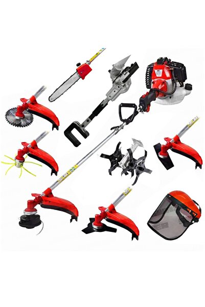 Swazer 8 Süper Benzinli Motorlu Tırpan 4x4hp 2t Yan Tipi Ot Çim Çayır Biçme K...