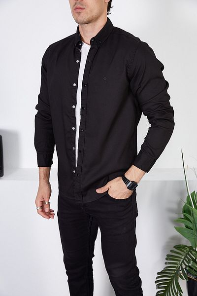 ENZİM JEANS Ανδρικό τζιν πουκάμισο με λεπτή εφαρμογή