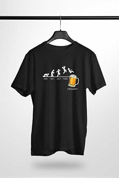 Reyondrop Black T-shirt - Friday Printed