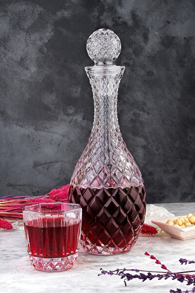 El Yapımı Lüx Karaf (1l) Ve 1 Adet Bardak (300 Ml)