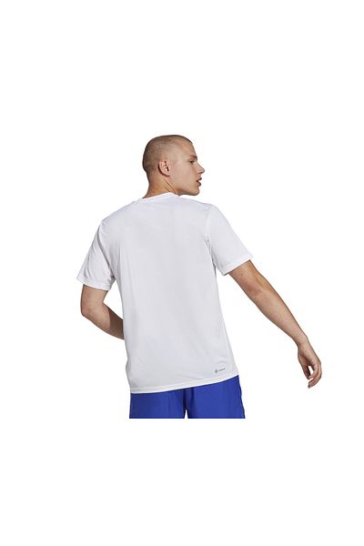 adidas Ανδρικό μπλουζάκι προπόνησης Tr-es Base T Ic7430 Λευκό