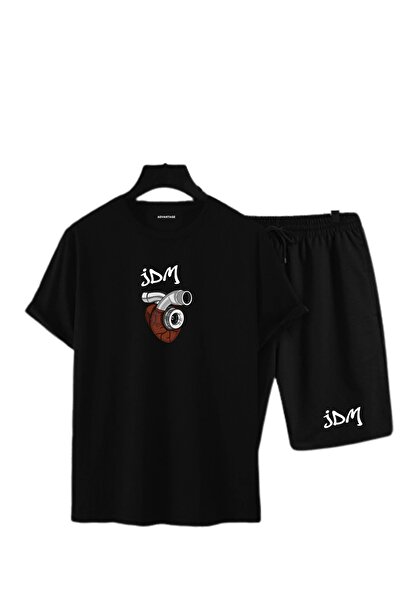 JDM Printed Unisex Bottom Top Set (shorts-t-shirt)