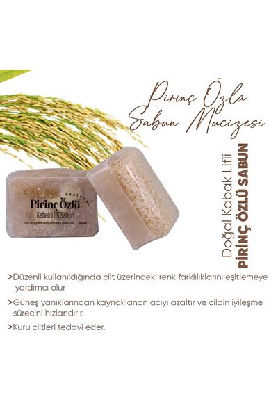 Lalune Natural Pumpkin Fiber Rice Extract Soap 100 Gr
