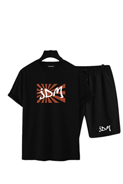 JDM Štampano Unisex Gornji i donji deo (kratke hlače - T-shirt )