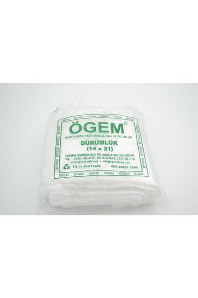 ÖGEM PLASTİK Ögem Dürüm Bag 14x21 500 Pieces