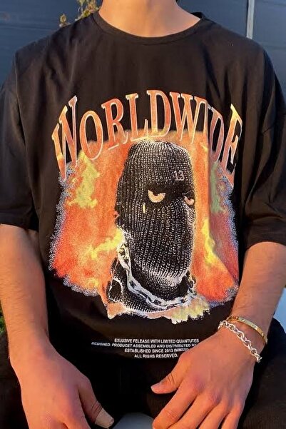 kargasa تيشيرت جيتو عالمي كبير الحجم للجنسين