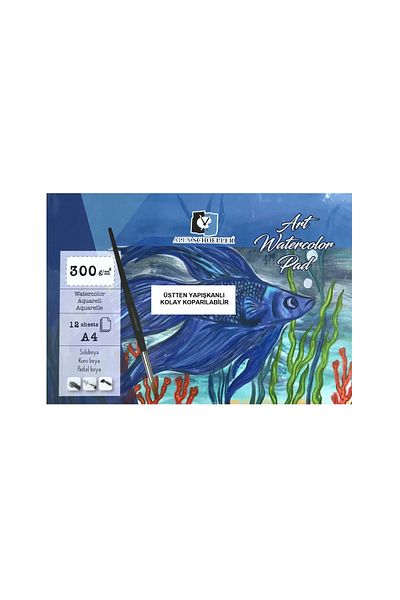 Pera Sanat Alex Schoeller 300 Gram A4 12 Sheets Watercolor Notebook