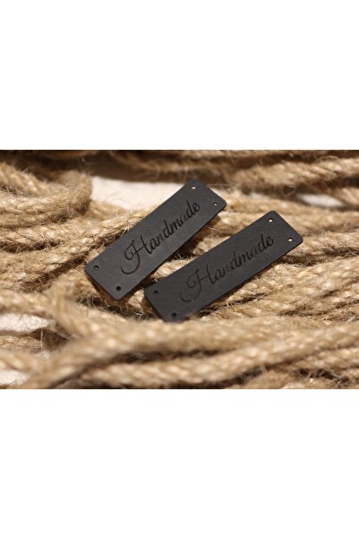 Deri Etiket 1,2*4 Cm 25 Adet Sd109