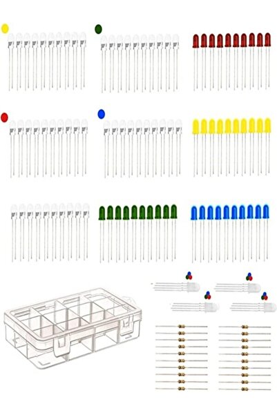 5mm Arduino Diode Led And Resistor Set - 15 Pieces 135 Pieces