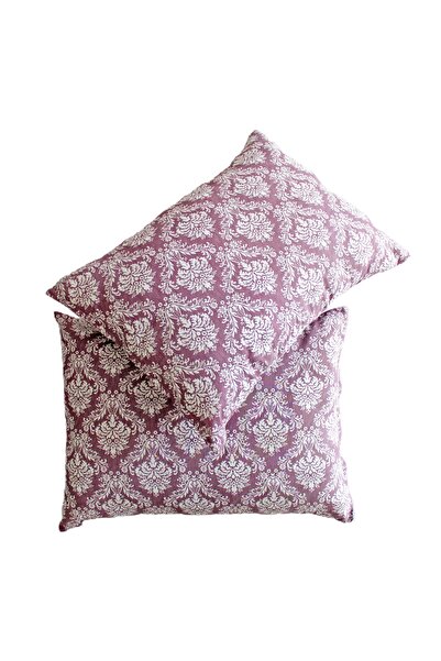 femmstore (40 CM HEIGHT) Casual Double Elastic Sheet Set 160x200 40 Cm Ottoman Motif Pink