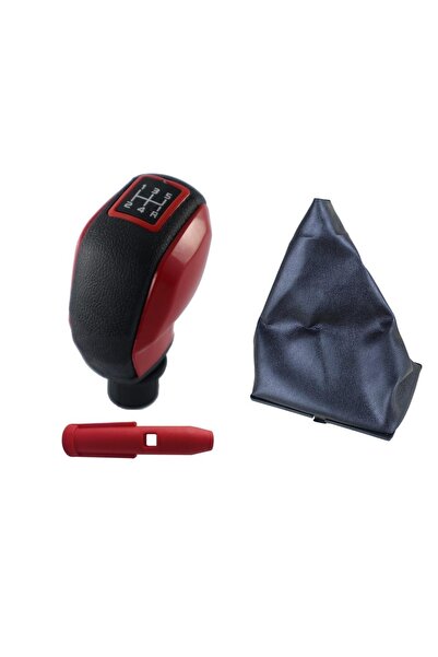 Moda Garage Fiat Tempra - Tipo Kırmızı Spor Vites Topuzu Ve Vites Körügü Taki...