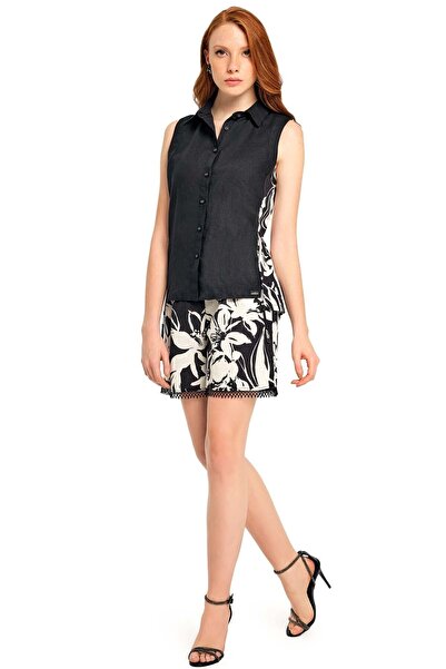 Guitar Biyeli Çok Renkli Pamuklu Şort