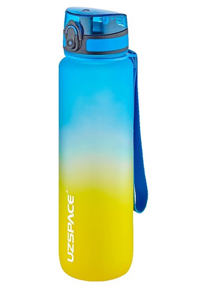 Uzspace 1000ml Large Size Double Color Softtouch Ff Collection Tritan Water Bottle