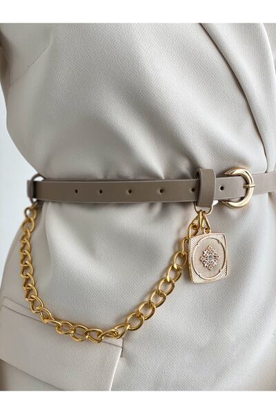 coaks Ζώνη εκρού με λεπτομέρεια αγκίστρου