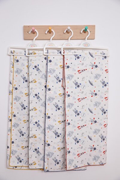 Babyhola Multi-Purpose Baby Kids Flannel Diaper Cover Blanket 80*90 Astronaut