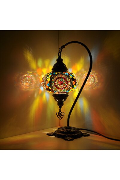 mosland home Dekoratif Mozaik Lamba Osmanlı El Yapımı Abajur Hediyelik Gece L...