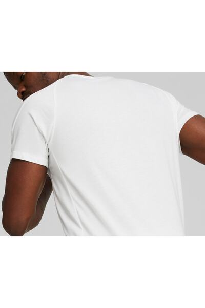 Puma Ανδρικό μπλουζάκι Evostripe Tee 67331102   Λευκό