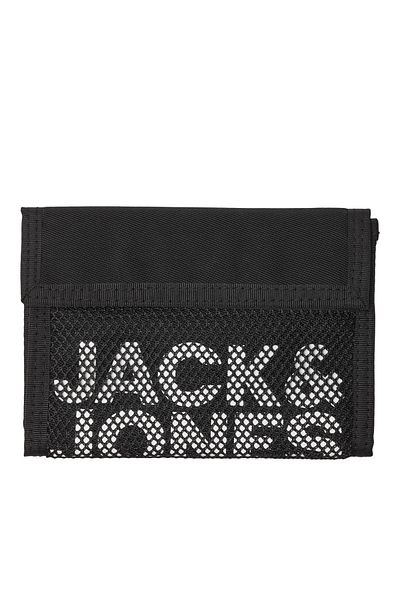 Jack & Jones Jack Jones Ashford Mesh Wallet Men's Black Wallet12233480-02