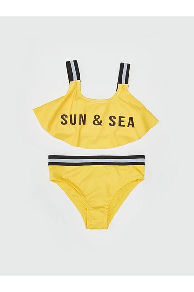 LC Waikiki Μπικίνι για κορίτσια Lcw Eco Printed