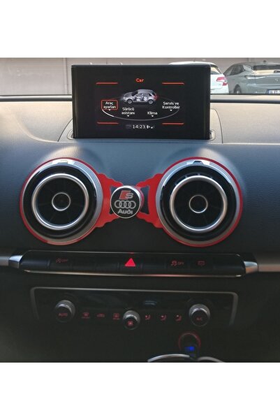 BalcıoğluSRV Audi A3 Uyumlu 8v (2013-2020) %100 Kırılmaz Audi S Logolu Alümin...