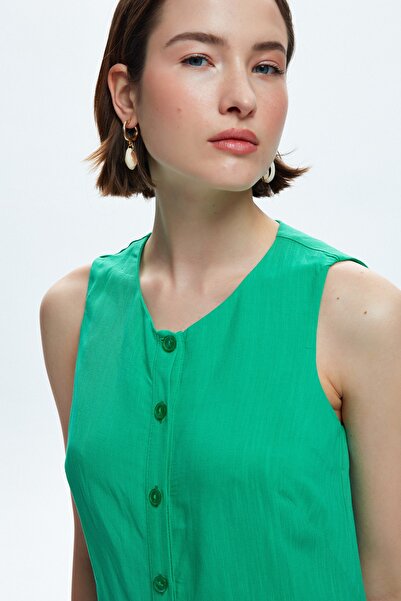 adL Σχέδιο φόρεμα με αμάνικο πουκάμισο