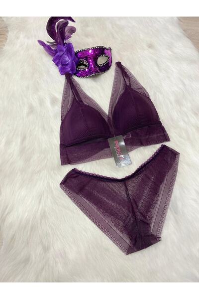 Aysu Moda Dolgusuz Bralet Sütyen Takım