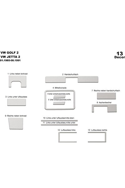 meriç cockpit design ميريتش ®   فولكس واجن جولف 2 تراك أمامي مطلي بالألمنيوم ...