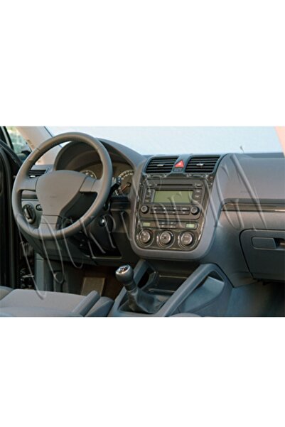 meriç cockpit design ميريتش ®   فولكس واجن جولف 5 بلس تنجيد أمامي أسود لامع 1...