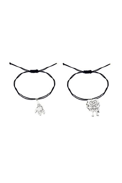 Herşey Nota Spongebob and Patrick Couple Dating Bracelet