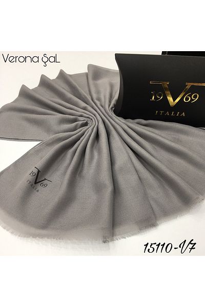 19V69 ITALIA Plain Woven Verona Series with Shawl Hanger and Gift Set 80x190 Cm