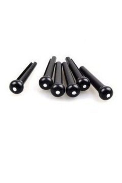 Alice A021bk / 2pvc Acoustic Guitar Pin Set of 6 Black