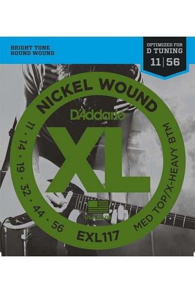 Daddario Exl117 Electric Guitar String 011