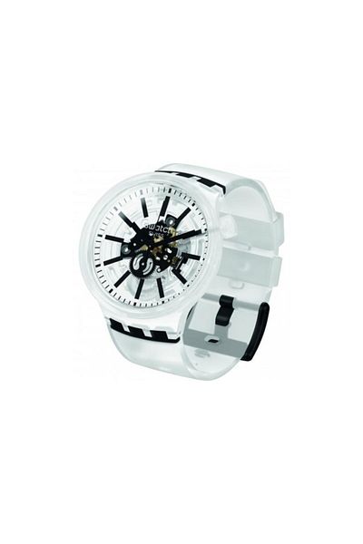 Swatch Blackinjelly Unisex Wristwatch - So27E101 Model