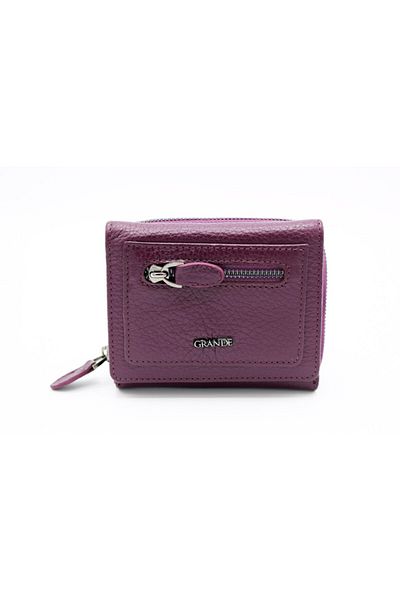 Grande 2744 Plum Women's Leather Wallet
