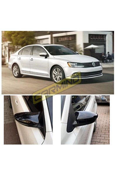 Carmind Vw Jetta Batman Yarasa Ayna Kapağı Piano Black 2012-2018