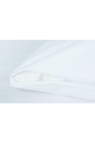 CARETEX Fullcover Antiallergic, Liquid Proof, Zippered Cushion Mat White 050x070