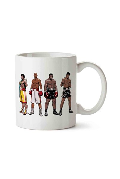 ART HEDİYE Muhammad Ali Boxers Two Sided Printed Mug Cup.jpg