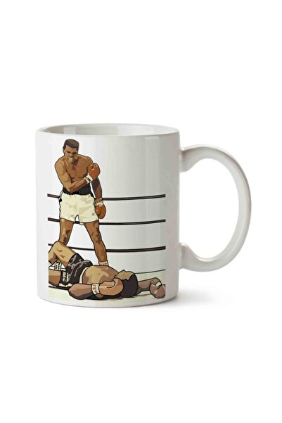 ART HEDİYE Muhammad Ali 4 Two Sided Printed Mug